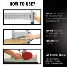 Load image into Gallery viewer, 【Discount Today】RETRACTABLE TABLE TENNIS NET