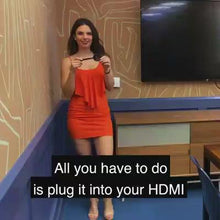 Load and play video in Gallery viewer, Bluetooth HDMI adapter wireless transfer to  TV