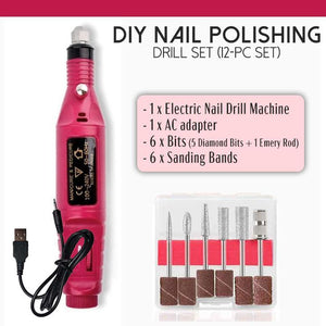 50% Off Just Today🔥🔥🔥DIY Nail Polishing Drill Set (12-pc Set)